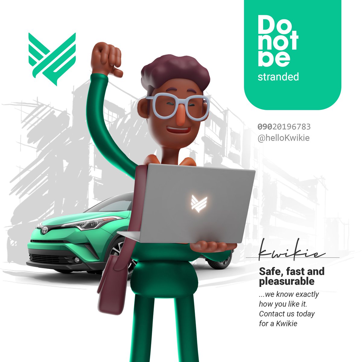 helloKwikie's tweet image. Kwikie is more than a hailing company. We're a community of people who want to get you there—and back again--safe, fast, and in style. #HelloKwikie #Kwikie
_______