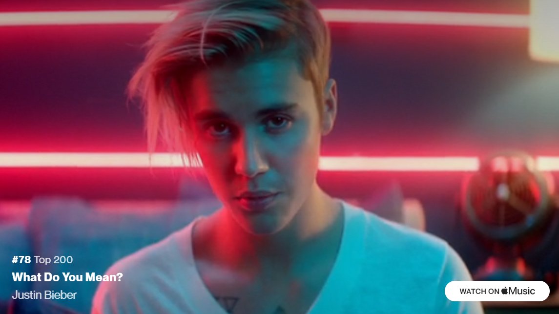 JDBAnalytics's tweet photo. .@justinbieber's "What Do You Mean?" has returned to UK Shazam Top 200 Chart at #78! 🇬🇧 https://t.co/B1WQFD32Qc