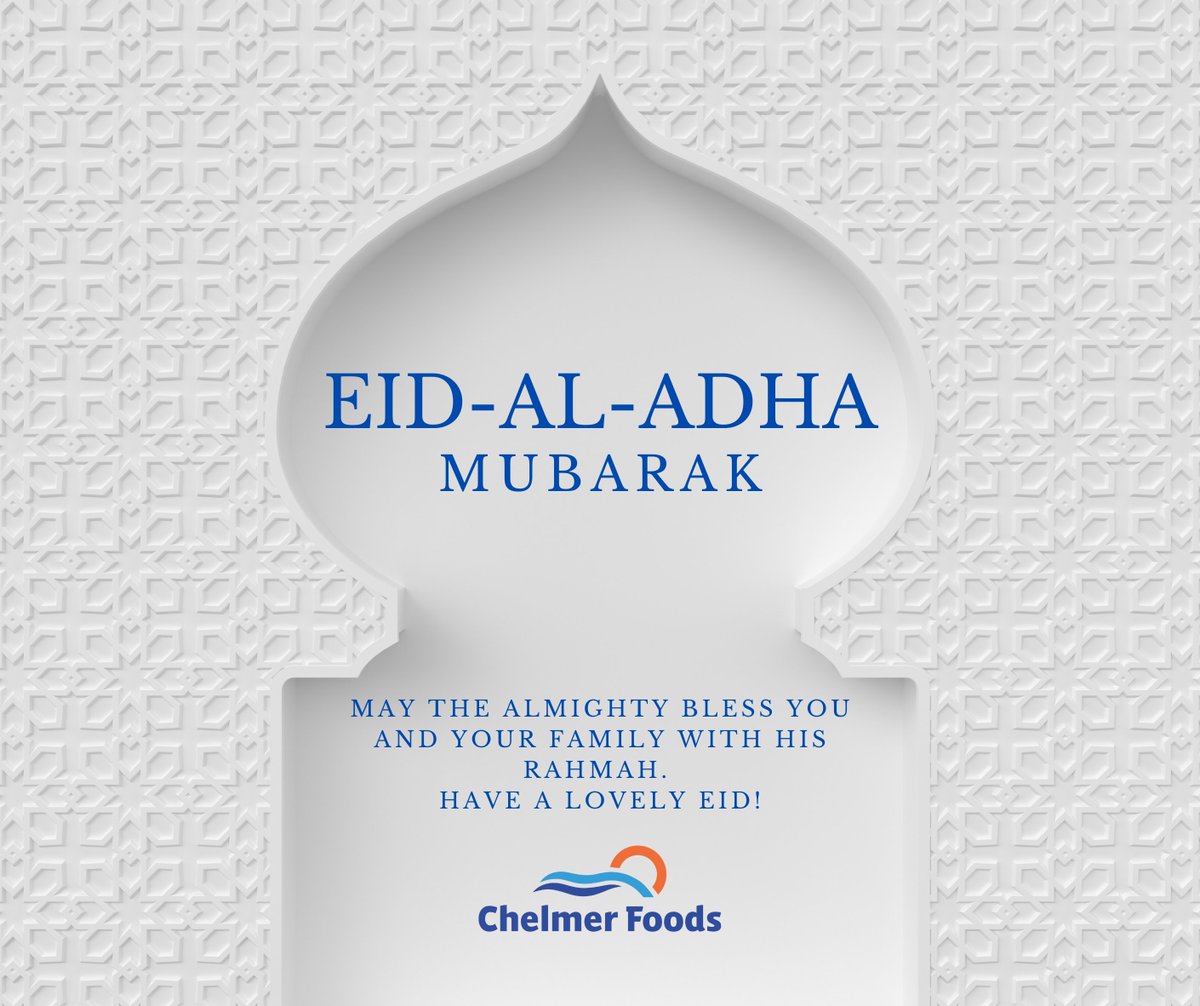 Eid-AL-Adha Muborak! Wishing you and your family a very happy, prosperous and blissful Eid Day.

#chelmerfoods #driedfruits #nuts #pulses #seeds