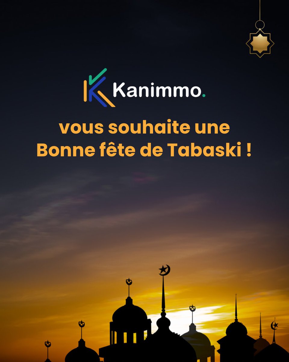 kanimmo_'s tweet photo. Kanimmo souhaite une bonne fête de Tabaski à toute la communauté musulmane !

#EidAlAdha #kebetu #Dakar #kanimmo #immobilier #tabaski2022 https://t.co/1OU5jNaElP