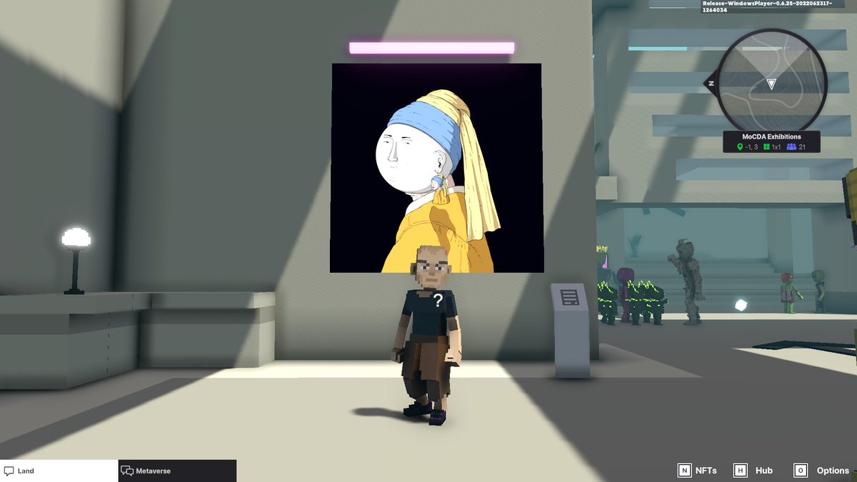 GarikXaxa's tweet photo. @TheSandboxGame @MOCDA_ I just participated in the #TheSandbox weekly contest for a chance to win 200 mSAND! Here is my favorite piece from the ‘Impossible Worlds’ exhibition, check out my screenshot below!
👇 https://t.co/yMwojhGIqN