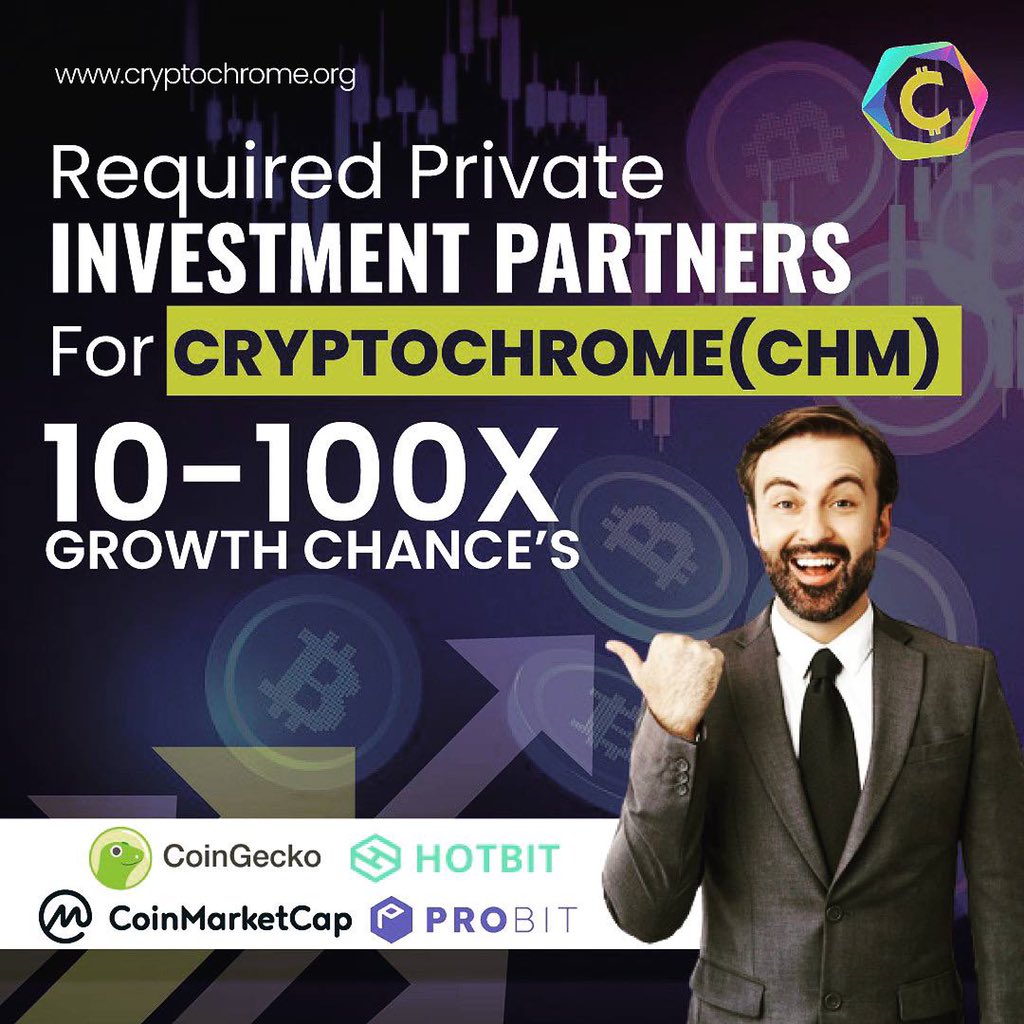 Crypto Chrome (@cryptochromeorg) on Twitter photo Cryptochrome is Looking for Private Investment Partners . 10-100X Growth Opportunity in Crypto Space.
Connect for more details
care@cryptochrome.org
@cryptochromeadmin1 Cryptochrome is Looking for Private Investment Partners . 10-100X Growth Opportunity in Crypto Space.
Connect for more details
care@cryptochrome.org
@cryptochromeadmin1