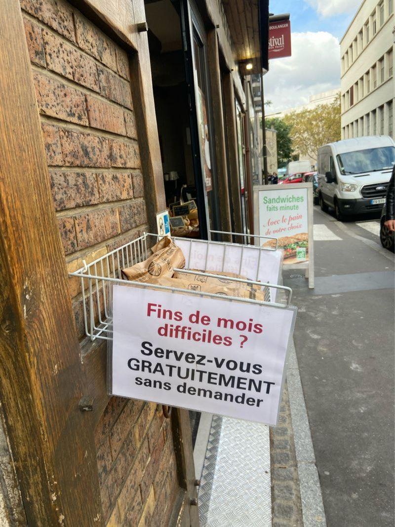 Vu à Boulogne-Billancourt, il y a encore de l’humanité dans ce monde 👍❤️

Boulangerie : Daniel Franco