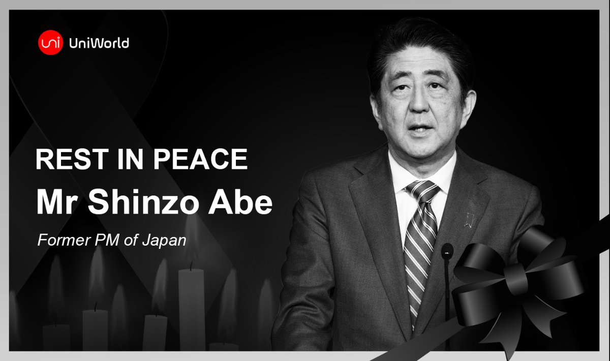 Mr. Shinzo Abe was the initiator of the society 5.0 concept which has inspired us to follow by contributing our developed technologies towards a human centric world. Our hearts go out to his family and friends, and to the people of Japan at this very sad time.