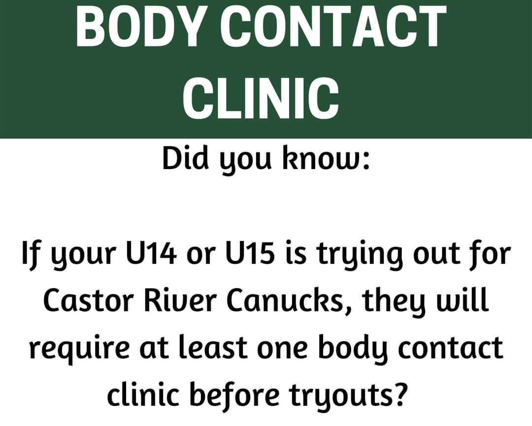 MDHA1967's tweet photo. We just happen to run a body contact clinic:
August 30, 2022 @ Fred Barrett Arena

Register here: https://t.co/PNVv1RV81M https://t.co/oEFHm6ZOUk