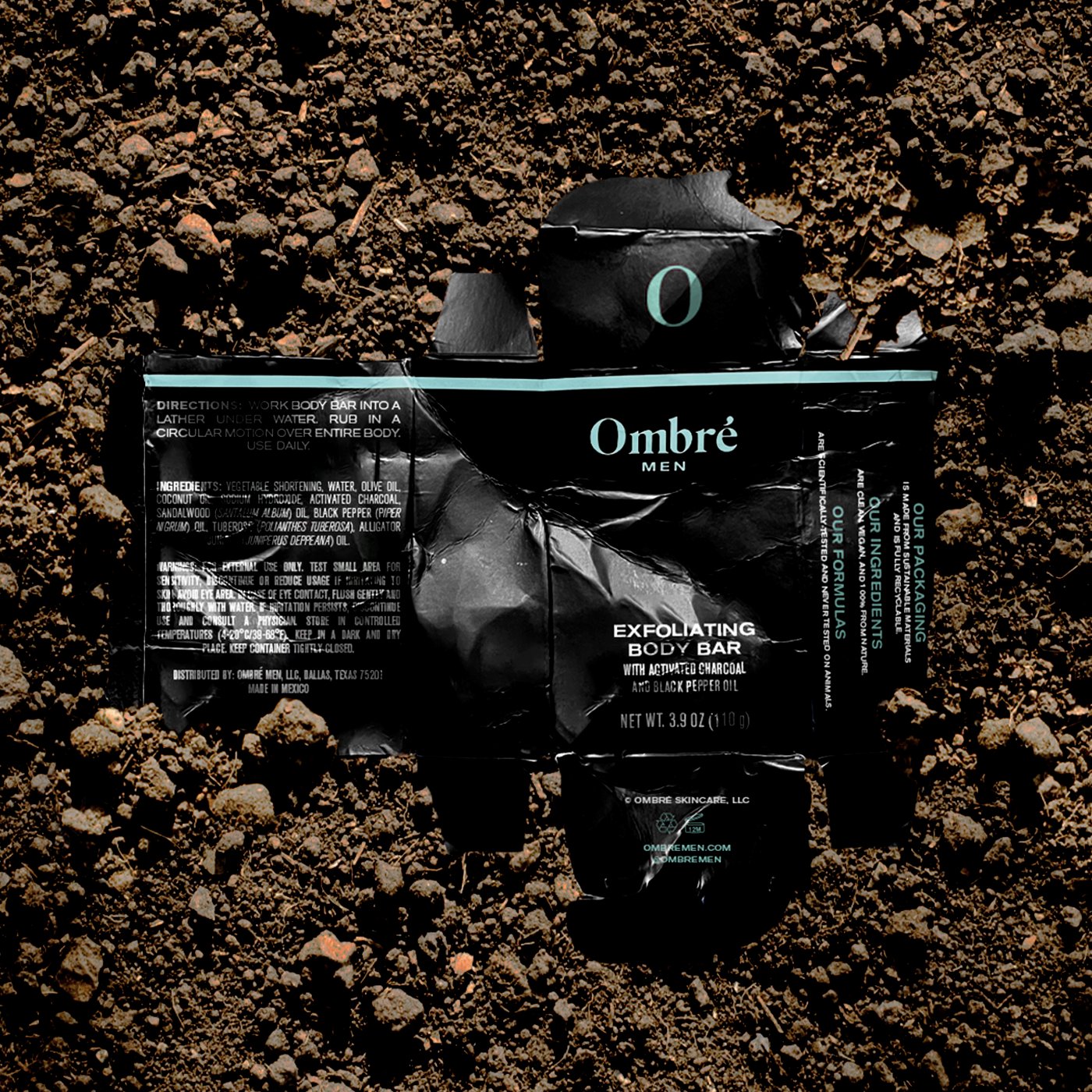 Charcoal Body Bar by Ombré Men