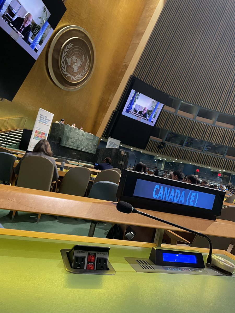 dnyarko_'s tweet photo. Excited and honoured to have been a part of Canada’s delegation to the HLPF on the SDGs at the United Nations Headquarters. Many thanks to @ESDC_GC, @GAC_Corporate, @CanadaUN and a special Thank You to @CandiesKotchap1 | @DiplomatsBlack for making this possible! https://t.co/yXXlTur4JI