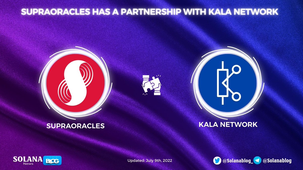 Solanablog_'s tweet image. 📢@SupraOracles has a partnership with @kala_network 

@SupraOracles will power @kala_network grow its communities worldwide and create a platform for investment in the field of #SocialFi🥳

More details👇
supraoracles.com/news/supraorac…

#SolanaBlog #SOLANA #KALANetwork #SupraOracles