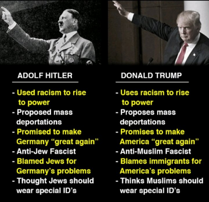 "Trump is a Nazi"