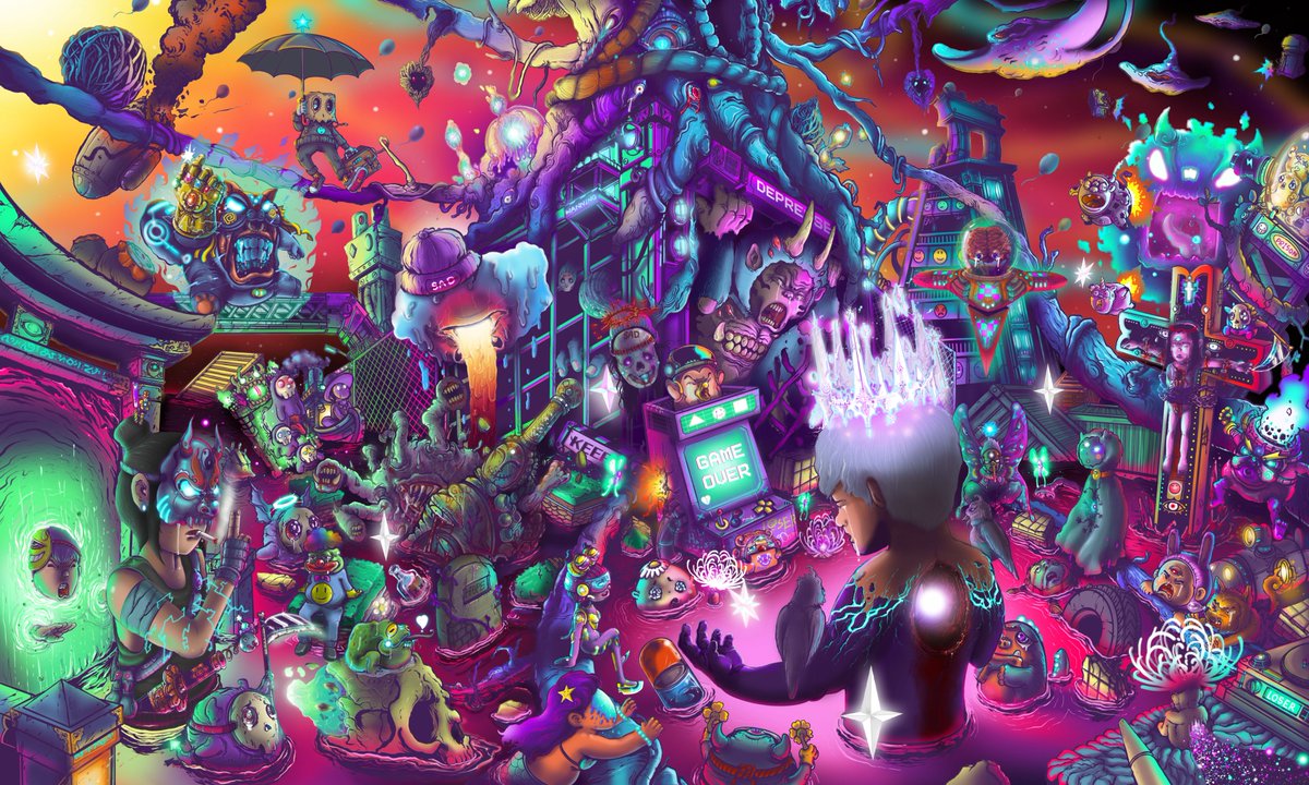 ✨HOPELESS ✨
 1/1 By Kooldle ( 2022 )
Now available on <a href="/foundation/">Foundation 🌐</a> 
👉foundation.app/@Kooldle/mad/4