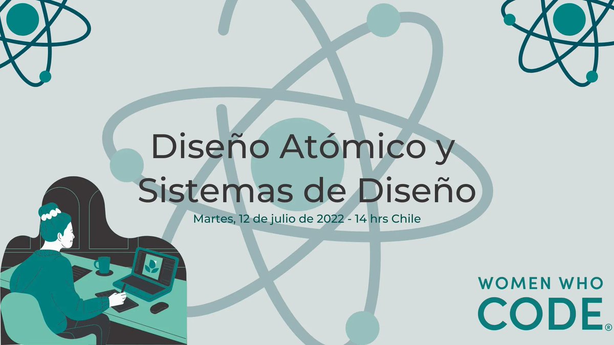 ¿Qué es #AtomicDesign/Diseño Atómico y cómo se relaciona con un #DesignSystem/Sistemas de Diseño?, responderemos a estas interrogantes en nuestro próximo evento: buff.ly/3ABmEaV