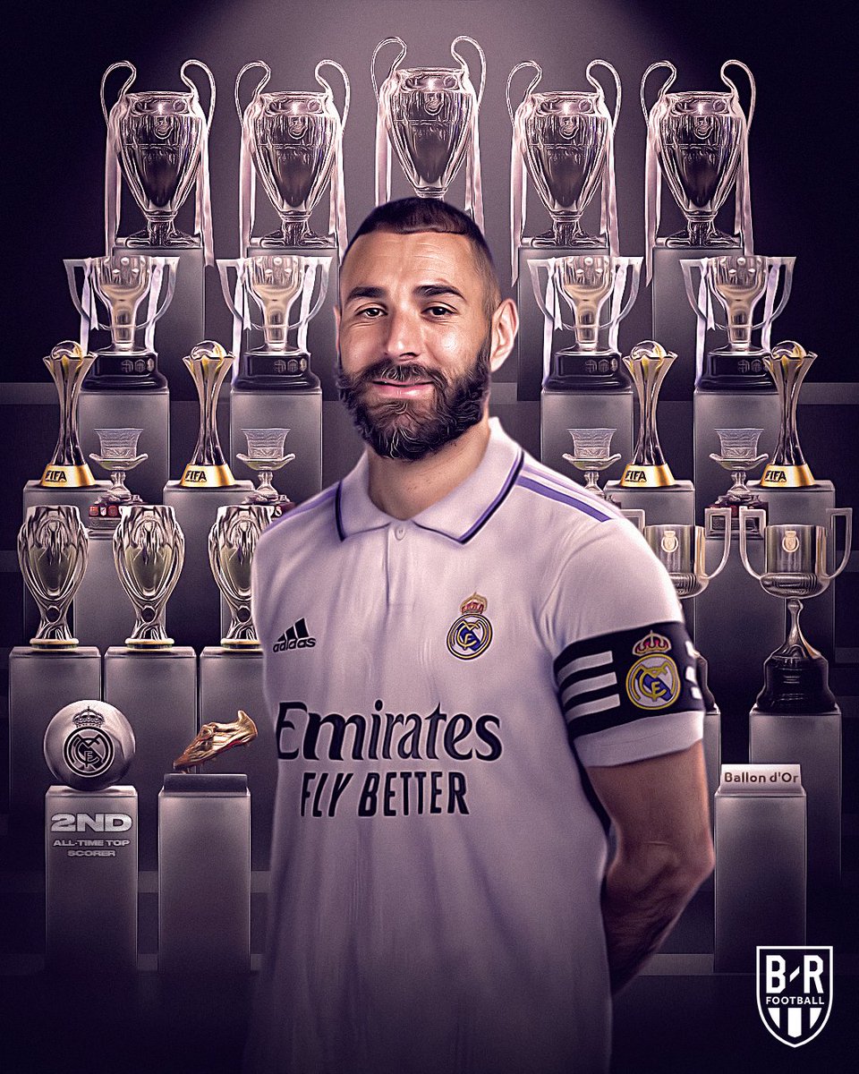 TNTSportsAR's tweet photo. 🔥 BESTIA TOTAL 🔥

Un 9 de julio de 2009 era presentado Karim Benzema en Real Madrid 🇪🇸

323 goles.
159 asistencias.
22 títulos.

📸 BR Football https://t.co/evF4P4wmLR