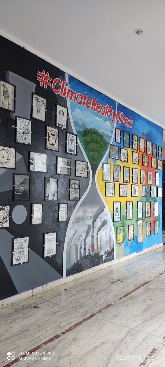 anjanasharma424's tweet photo. Fine Arts department work #CLIMATE ACTION # Proud of u my students . https://t.co/DUx3Z7dETc