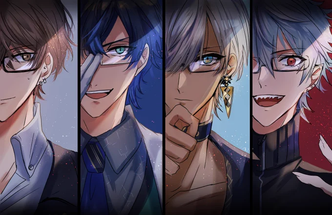 眼鏡男子(ドラフト)
#にじさんじアルプススタンド #加画美 #まめねことレオス #絵ブラヒム #KuzuArt 