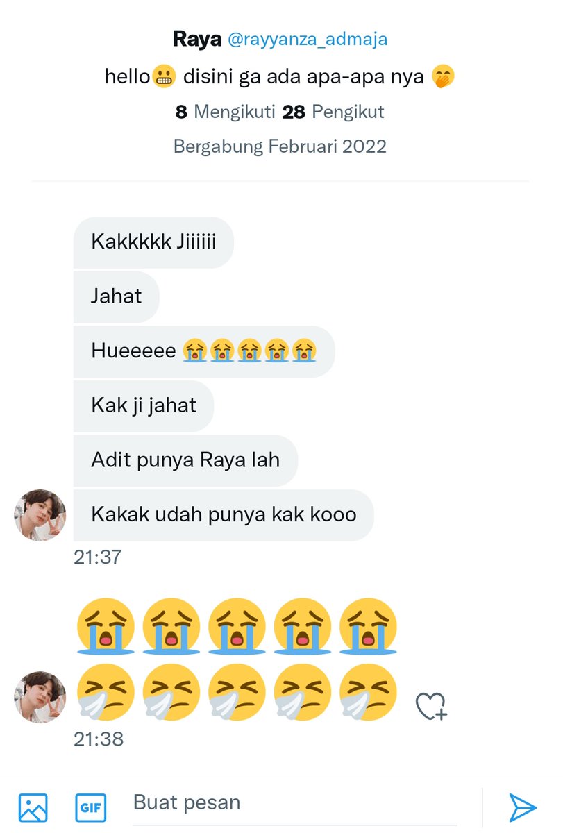 sukamochy's tweet photo. Mam @kookminmanis anak bawangmu nih 🤣 https://t.co/q9yuF4hAu9