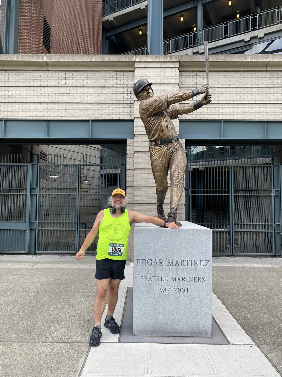 zzyzx's tweet photo. I figured Iβd visit Edgar pre-run, because if there were ever a Mariners superstar I might be able to beat in a foot race, itβs him. #beBoldStartCold. https://t.co/xgIpCqyzPi