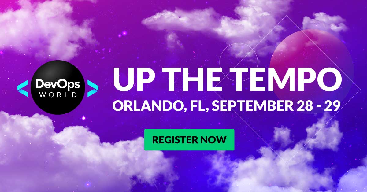 devopsworldconf's tweet image. A reimagined #DevOpsWorld is coming to Orlando in 2022 as the largest gathering of #softwaretech innovators! With keynote presentations, expo and networking events, trainings, and workshops, you can't miss this conference. Register today: bit.ly/3lGLJbO