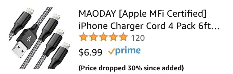 TeacherShellyD's tweet photo. @edubooklover Phone chargers chords are at the top of my list for high school students. https://t.co/8q6Fmo4owF #teachertwitter #AdoptATeacher #AmazonWishList #clearthelists https://t.co/PgCXyiMvlV