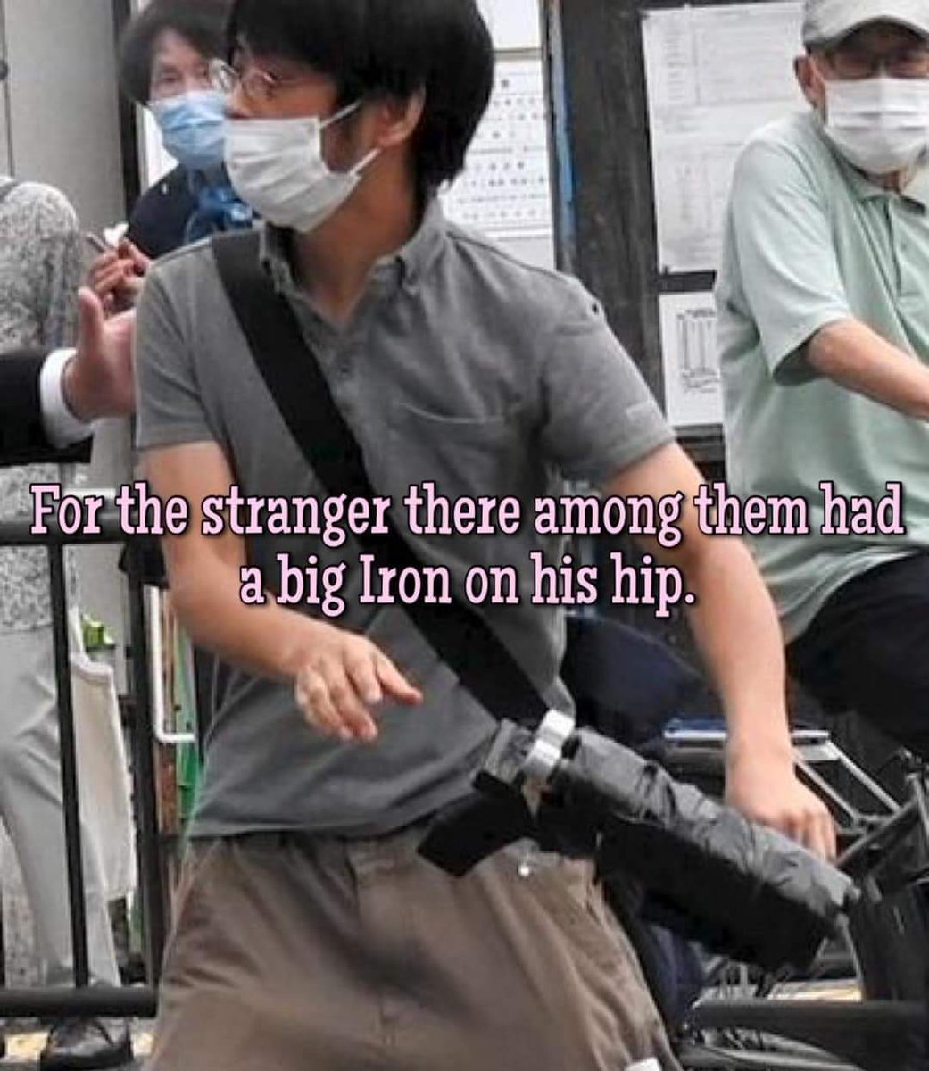 NotCunningman45's tweet photo. In the town of Nara, Nippon rode a stranger one fine day

Hardly spoke to folks around him, didn't have too much to say

No one dared to ask his business, no one dared to make a slip https://t.co/KKWnY7429C