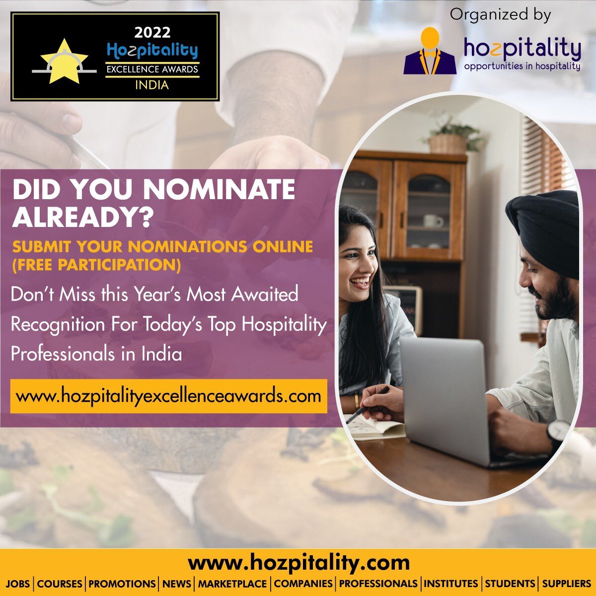 hozpitalityin's tweet photo. Online nominations close on 15th Jul for the 2nd Indian Hospitality Excellence Awards 2022, Nominate online today at https://t.co/fa137i4V5d #hozpitalityexcellenceawards https://t.co/hhIJa0KQoL
