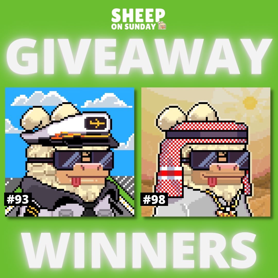 GIVEAWAY ANNOUNCEMENT🎉 

Congratulations to @bepixelnft for being the winner of the SOS twitter giveaway (SOS #98).

for the winner don't forget to send address to me in 24 hours.

#nft #nfts #nftartist #nftcommunity #nftcollector #nftart #nftcollectibles #nftcollectors #art