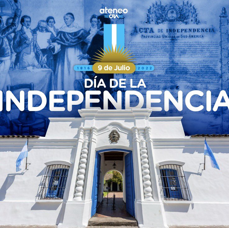 Como hace 206 años, celebramos la declaración de la independencia que forjó nuestra patria 🇦🇷.
Desde nuestro lugar seguiremos soñando y luchando por un país más justo para todos, porque todavía queda mucho por hacer para alcanzar la libertad que nos merecemos como nación 🙌🏻