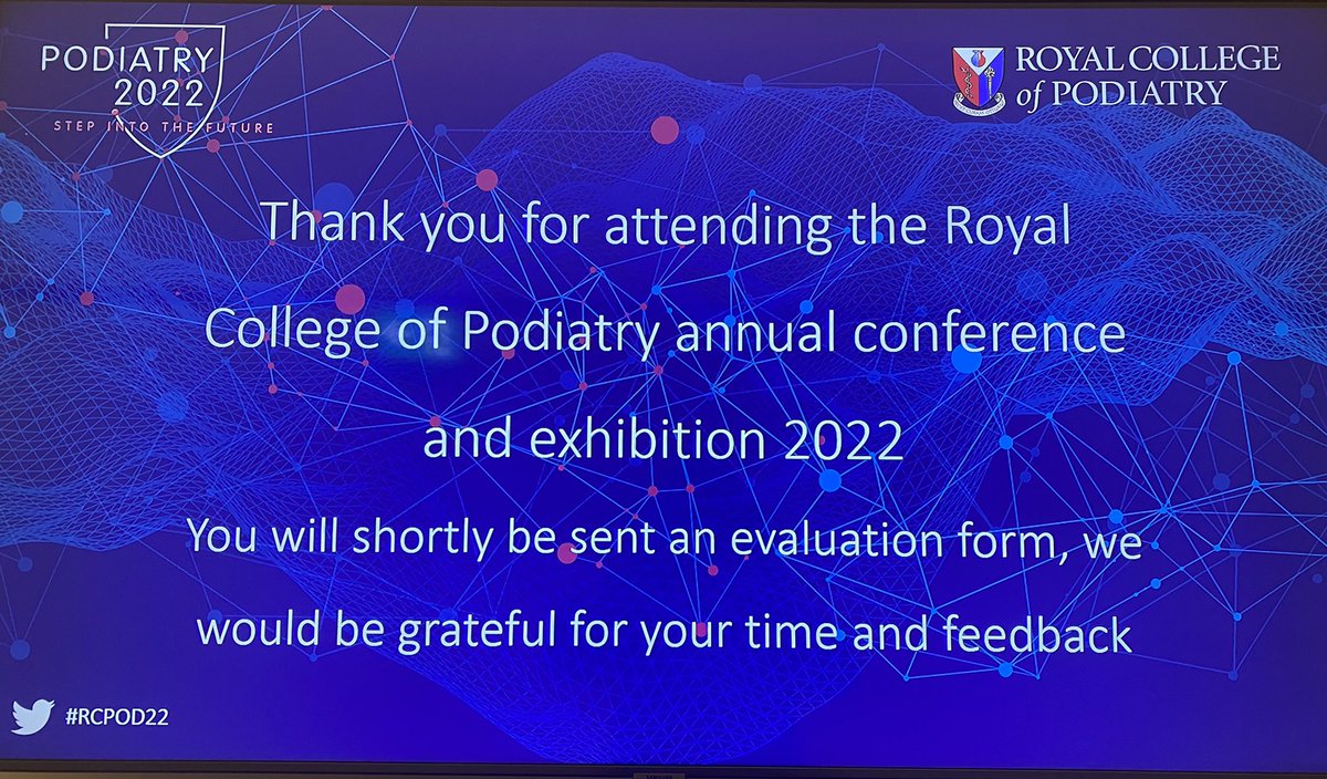 RoyColPod's tweet photo. It’s all over, A huge thank you to all our delegates, speakers, exhibitors, special advisory groups, sponsors, conference organisers & ACC staff for making conference so memorable. Safe journeys home & we look forward to seeing you in April ‘23.💥💯🔥🚀 #RCPOD22 https://t.co/15w1Y8nGUW