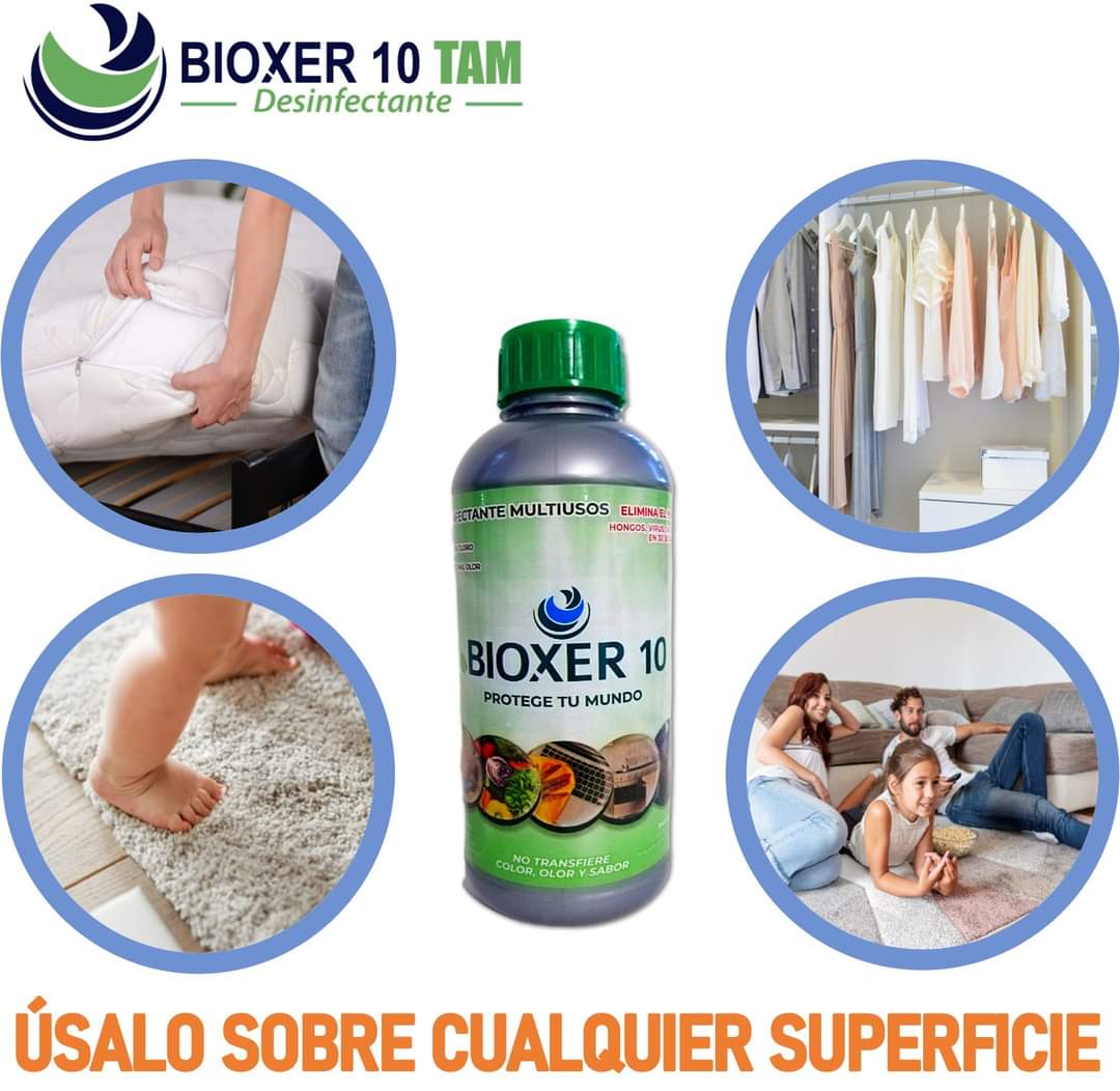 bioxer10's tweet image. Bioxer 10 tiene entre otras grandes ventajas que se puede usar sobre cualquier tipo de superficie o material ya que es un #Desinfectante multiusos #NoToxico #Biodegradable #Tampico #Altamira #CdMadero #CdVictoria #Matamoros #Reynosa #RioBravo #NuevoLaredo #Tamaulipas #FelizSabado