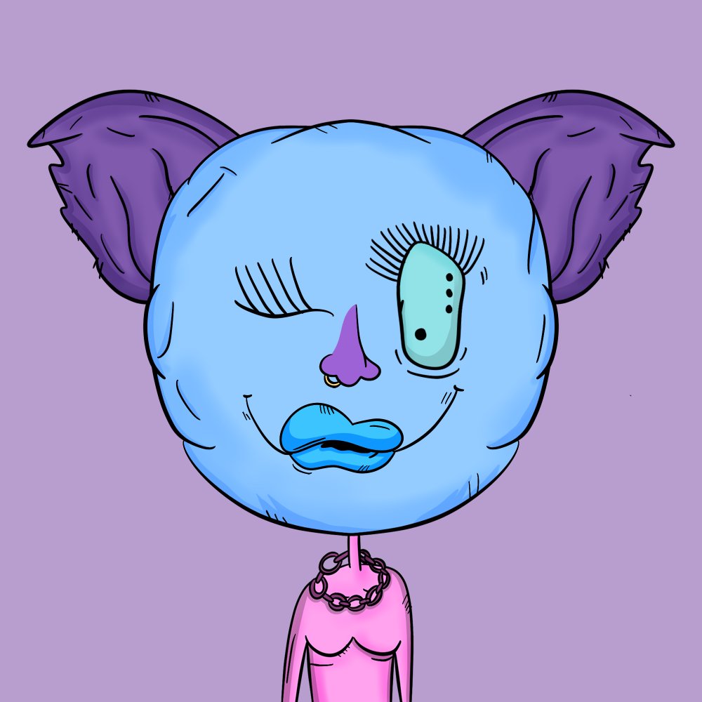 Look at these beauties, harmony of #blue and #purple 

<a href="/GoblinWomen/">Goblin Women</a> <a href="/goblintownwtf/">goblintown.wtf</a> 

#goblinwomen #nft