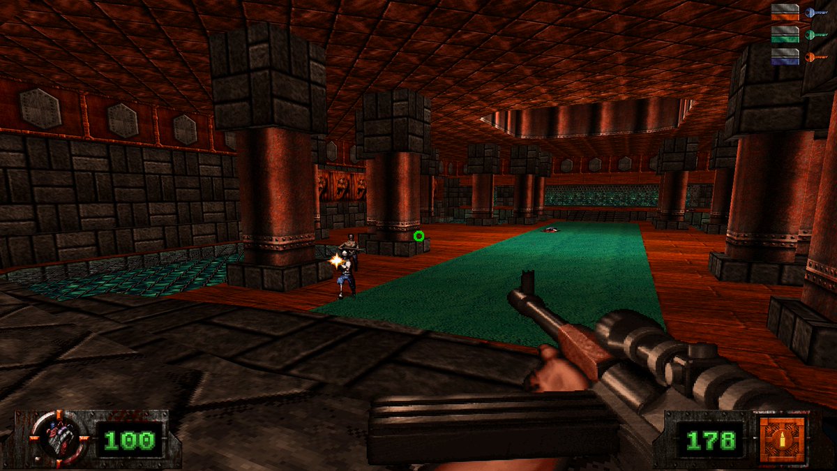 Ultraboi14's tweet photo. "ÄRGER" ( ex-Zerstörer ) map update screenshots.

https://t.co/M6UZFAAbOH
#screenshotsaturday #retro #fps #ÄRGER #zerstörergame #gzdoom #boomershooter #brainmeltinggames #indiedev https://t.co/FMMddtx4GT