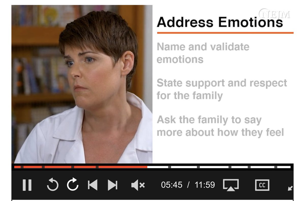 Communication skills training should be a part of every intern/fellow orientation. If you need a quick resource, check out our @NEJM Video on leading family meetings, highlighting the importance of communication skills as a medical competency. #medtwitter nejm.org/doi/full/10.10…