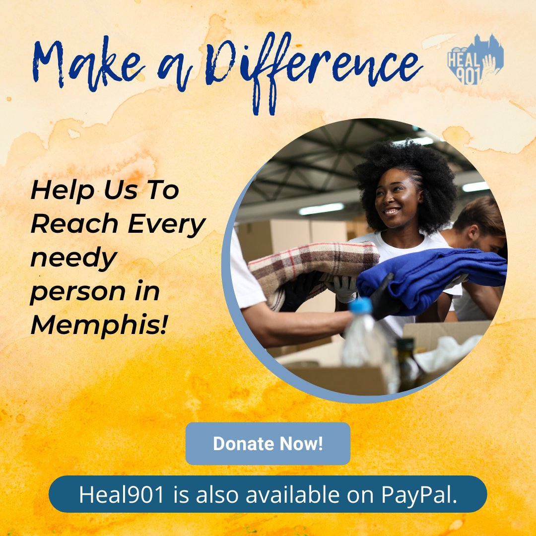 Heal901's tweet photo. Giving is not just about making a donation. It is about making a difference.

Donate now: https://t.co/yVBpv0WIMx

#heal901 #support #community #fundraising #change #donation #socialgood #socialwork #giveback #notforprofit #nonprofit #NGO #impact #humanrights https://t.co/PkD8pmQFTe