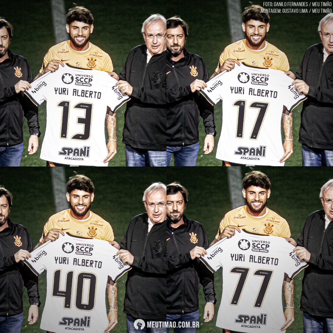 Entre os números que estão livres, qual combinou mais com o Yuri Alberto? 🤔