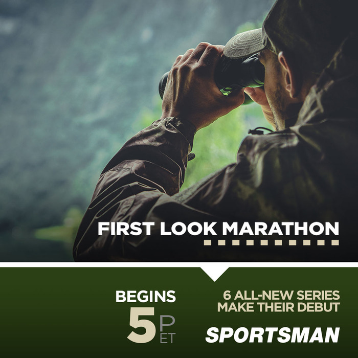 SPORTSMANchnl's tweet photo. We all know how exciting it is to get that first look right? Well we've got 6 ALL NEW SERIES making their debut on the network. Tune in TODAY at 5 PM ET. for our "First Look Marathon" and pick your favorite new show.
#IAMSPORTSMAN #hunting #huntingshows #new #debut #newseries https://t.co/u3GGIWPkxz