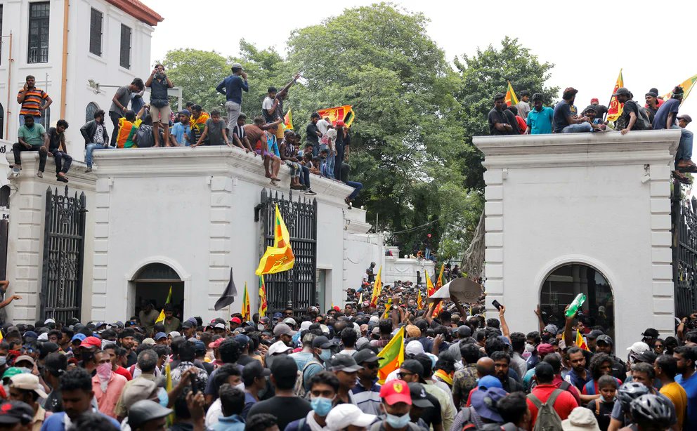 Sri Lanka protestas masivas