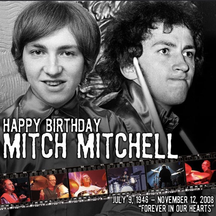 Happy Birthday to the late Mitch Mitchell who was born on this date in 1946  