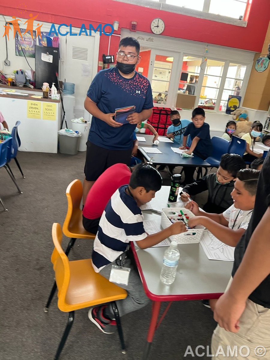 _ACLAMO_'s tweet photo. Another fantastic week for our students at ACLAMO summer bridge camp! A mix of academic and enrichment activities supporting children learning, grow and development! We are ACLAMO ππ§‘#ACLAMOEduProgram https://t.co/5Jlt8HWLTM