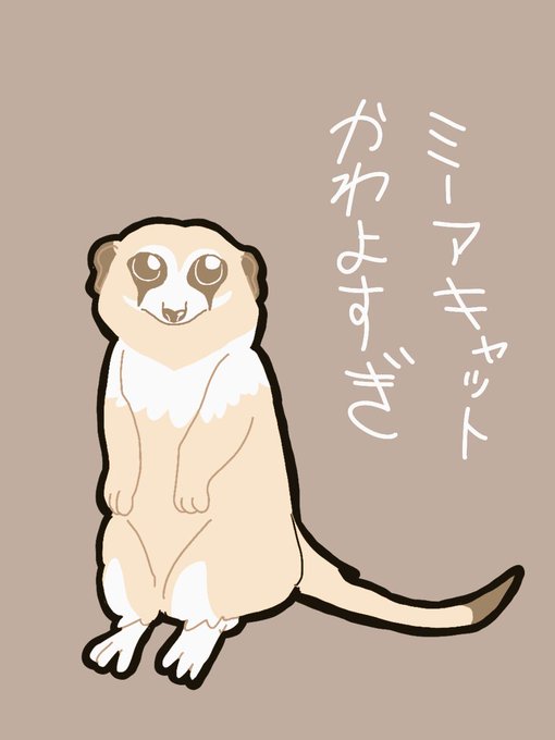 ミーアキャットのtwitterイラスト検索結果