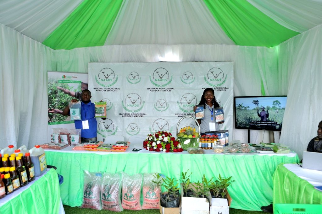 PPDAUganda's tweet photo. #PPDABusinessExpo2022
Pass by the @naadsug stall and leave with quality improved agriculture seedlings for bananas, Mangoes, maize, macademia as well as value added products made from shea nuts.
#PromotingBUBU
#ProcurementThatDelivers https://t.co/7NJXpC2yX4
