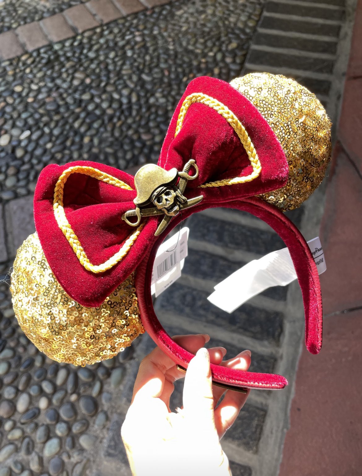 逸品】 WDW50周年 ディズニー カチューシャ カリブの海賊 Disney