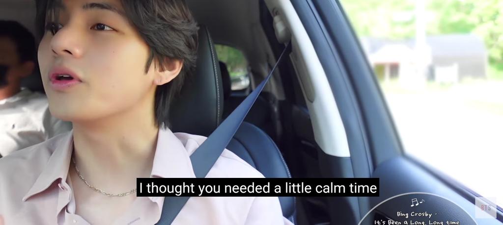 wangteaco's tweet photo. "i thought you needed a little calm time in your life, your work, your happiness and your day" ㅡ 220709, Kim Taehyung Vlog 🥺💜 https://t.co/xR6jV9OT4K