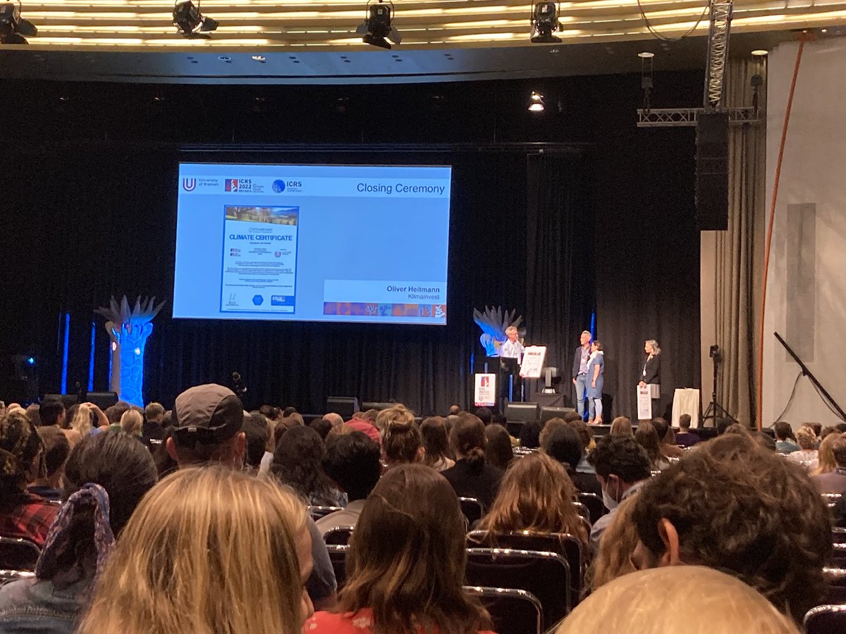 Mich_Calvert's tweet photo. @ICRS_2022 #Carbon-neutral conference pathing the way for the future https://t.co/80MTJF7QTT https://t.co/Fksr5B7b71