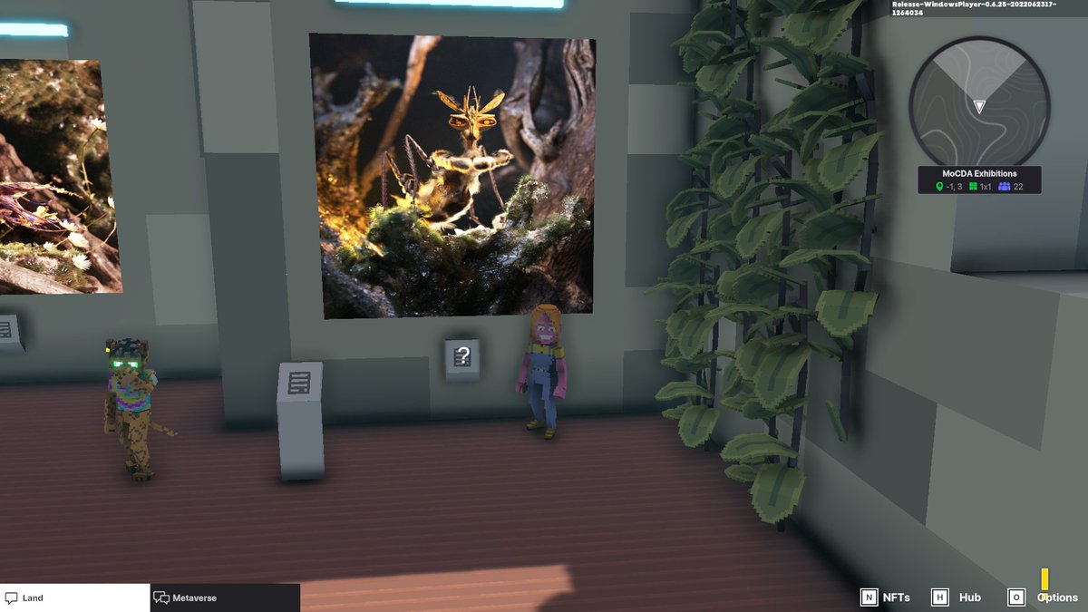 dadagalindoni's tweet photo. @TheSandboxGame @MOCDA_ I just participated in the #TheSandbox weekly contest for a chance to win 200 mSAND! Here is my favorite piece from the ‘Impossible Worlds’ exhibition, check out my screenshot below!
👇 https://t.co/RPiylj7H3Z