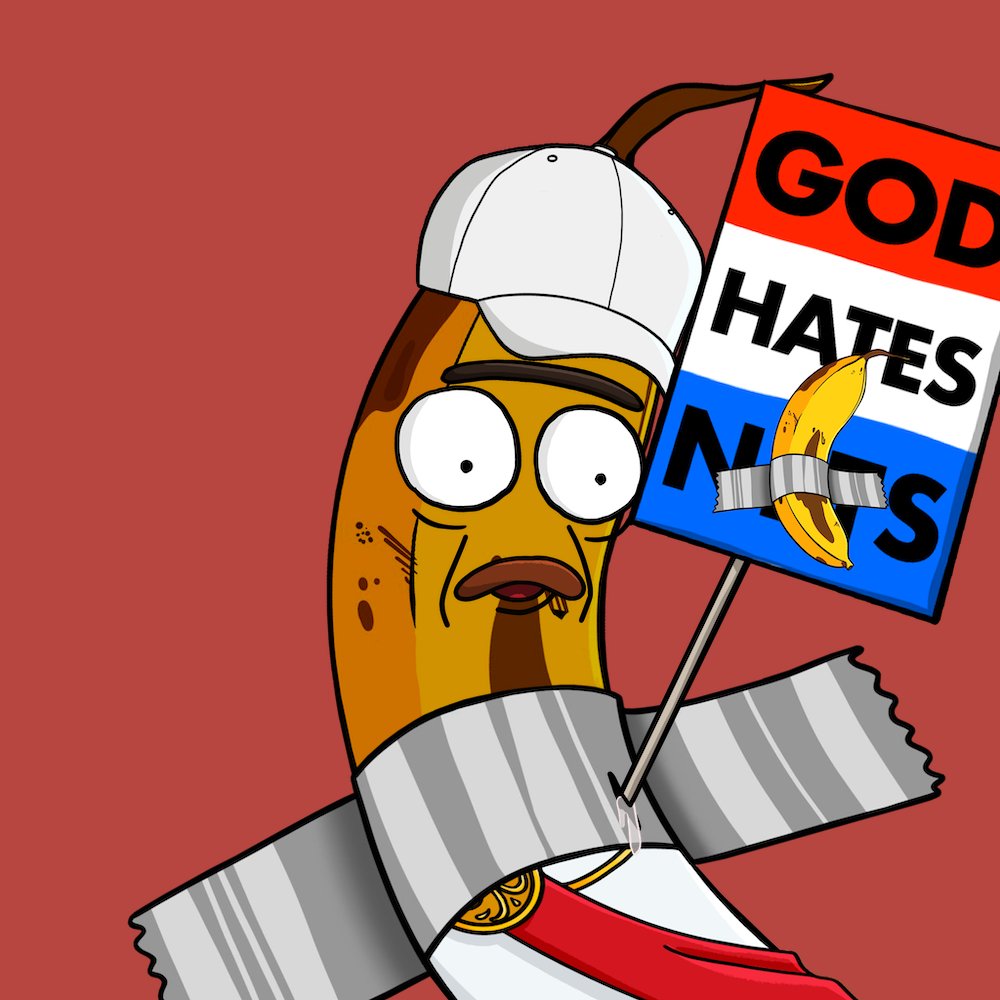 GodHatesBananas's tweet photo. gm ppl, 🎲🍌God Hates Banana NFTees #freemint 
https://t.co/YnFCOMoHyH 🎲🍌
roll the dice, mint to win
#GodHatesNFTees #BlueChipNFT https://t.co/BMf0jCO7op