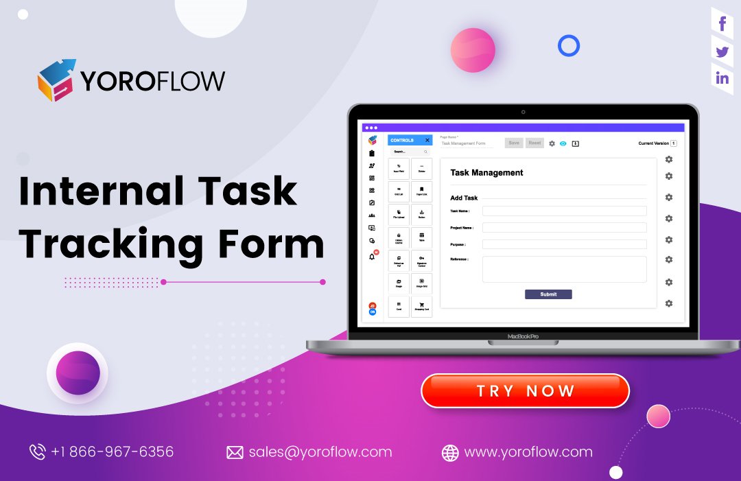 yoroflow's tweet photo. Start Tracking Your Internal Task and Improve Time Management!
Try #Yoroflow's internal task tracking form: https://t.co/5DhRTvIfKX
#taskmanagement #tasktracking #taskboard #TaskAutomation #EventAutomation #kanbanboard #nocodeworkspace #GanttChart #Yoroboard #yoroflowtemplates https://t.co/kj5o9vo6ZH