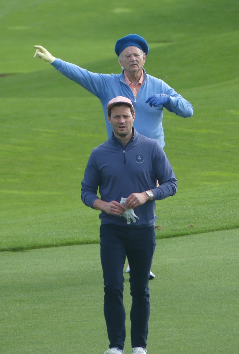 Jamie Dornan & Bill Murray at the @JPProAm 
#JamieDornan #BillMurray #JPProAm2022 
#memories