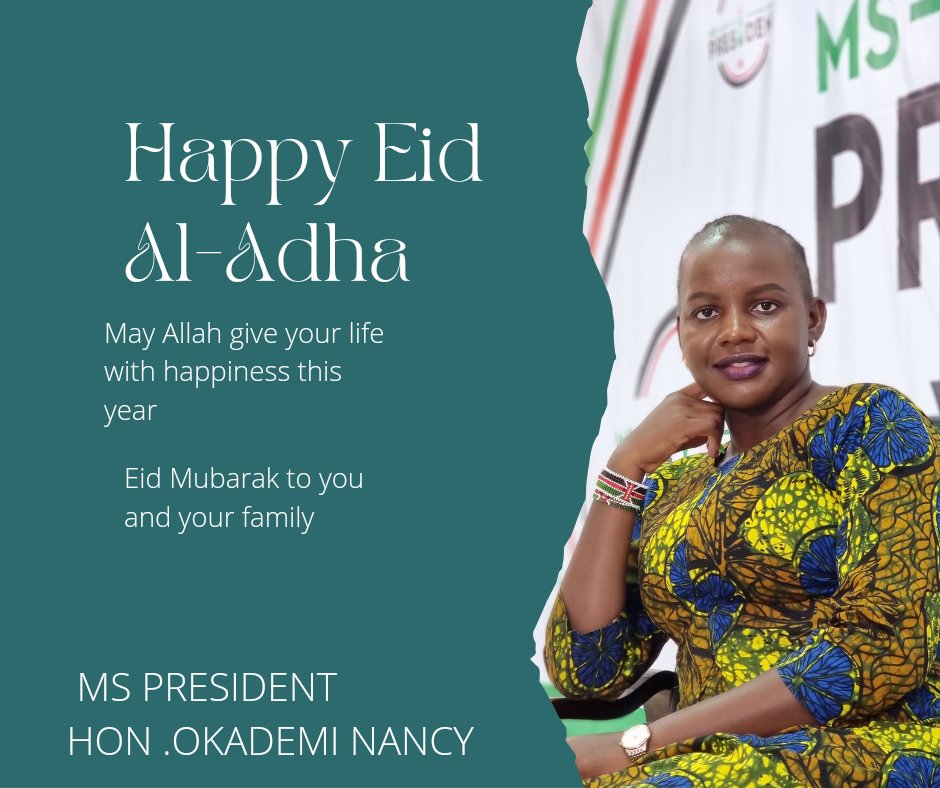 Eid Mubarak  to all our Muslims brothers and sisters 

#okademifoundation
#mspresidentkenya
#borderhikersafaris