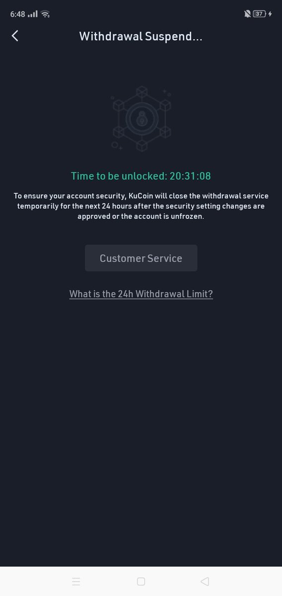 Resstee1997x's tweet photo. @kucoincom Why? https://t.co/IOR5cU80zs