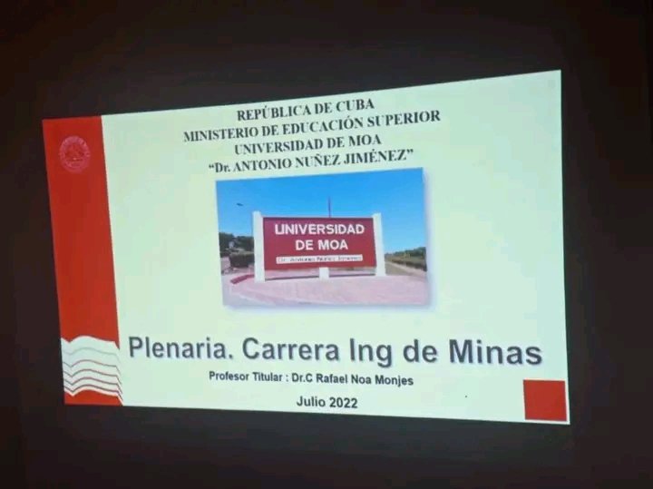 En plenaria realizada por los profesores y estudiantes de la Carrera Ingeniería en Minas, se analizaron los resultados obtenidos hasta la fecha y las proyecciones de trabajo para la continuidad exitosa del presente curso académico #CreciendoConCiencia #EducacionSuperiorCubana