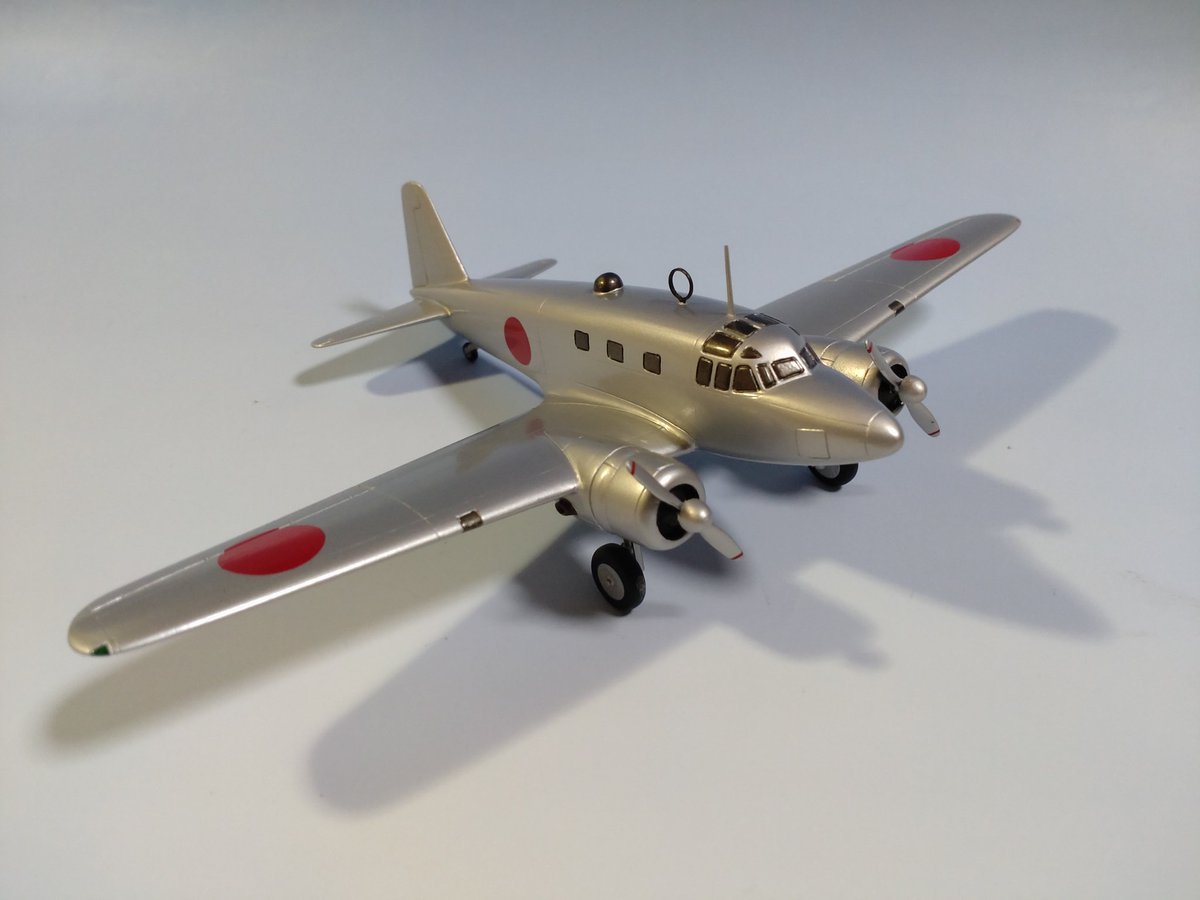 solid_model's tweet image. 一式双発高等練習機
縮尺 1/81